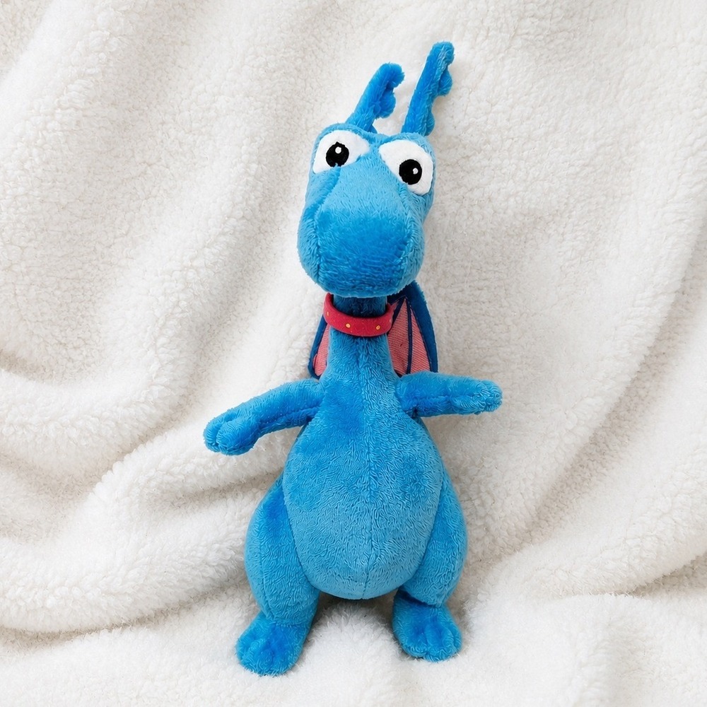 Disney Doc McStuffins‎ Stuffy Dragon Plush Blue 9 Stuffed Animal Just Play Toy